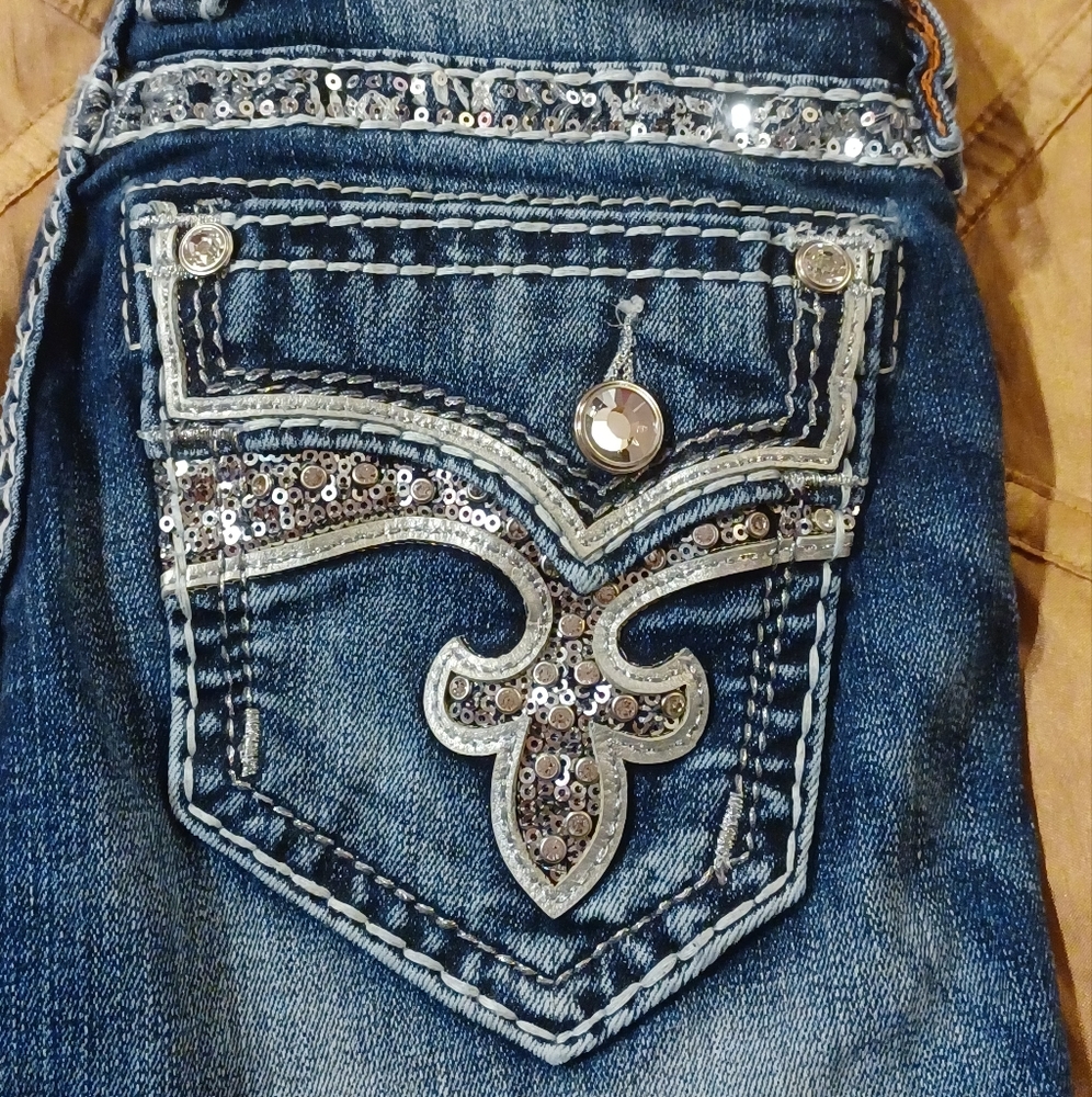STRETCHY Rock Revival Boot Cut Jean, 25/30